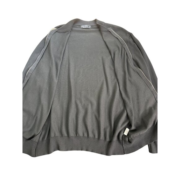 Paul Jones Men's Black Reverse Zip Cardigan Sweater Size XL - Picture 3 of 10